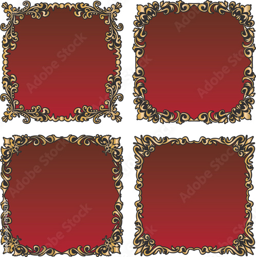 アンティーク　ビンテージ　フレーム飾り枠