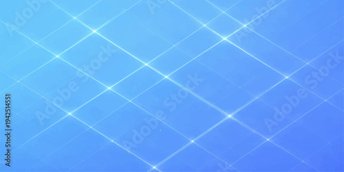 Abstract blue mosaic background featuring a geometric grid pattern of solar panel cells with a high-tech glass texture reflecting light for modern architectural design