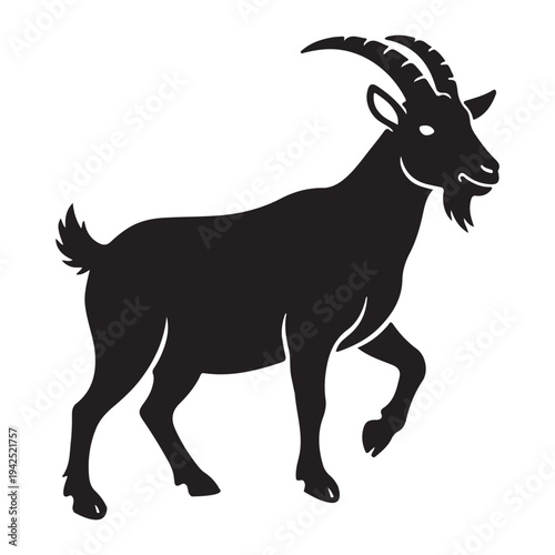 goat symbol icon logo design