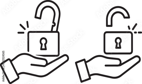  Protecting sensitive information with secure lock and hand