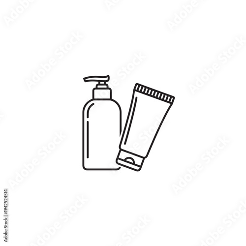 Sunscreen line art Safe Skin Daily