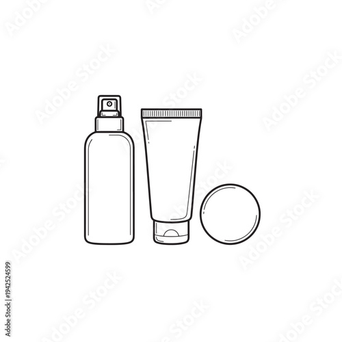 Sunscreen line art Healthy Glow Shield