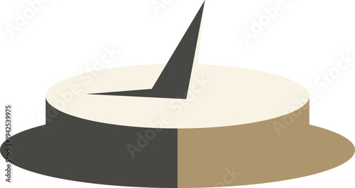 Sundial Plate Illustration