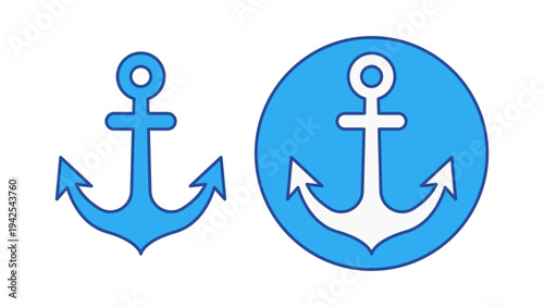 Anchor Link Website Navigation Hyperlink Internet Connection Symbol Concept Color Icon Set