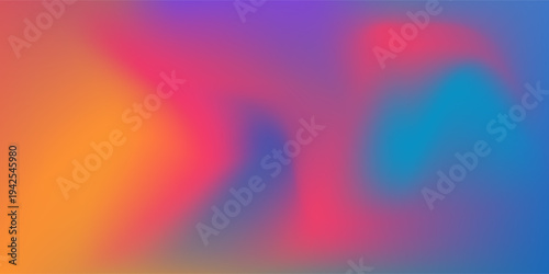 Blurred colored abstract background. Smooth transitions of iridescent colors. Colorful gradient. Rainbow backdrop.