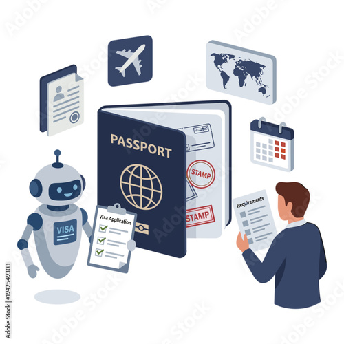 Chatbot Customer Services Illustration