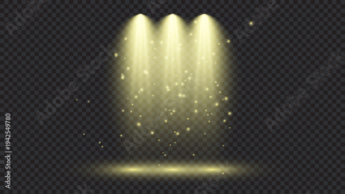 Lighting with spotlight illumination effects