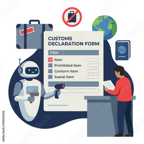 Chatbot Customer Services Illustration