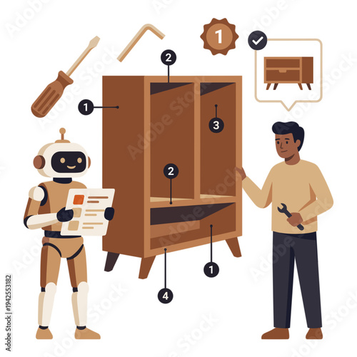 Chatbot Customer Services Illustration