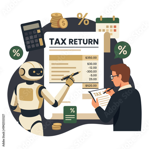 Chatbot Customer Services Illustration