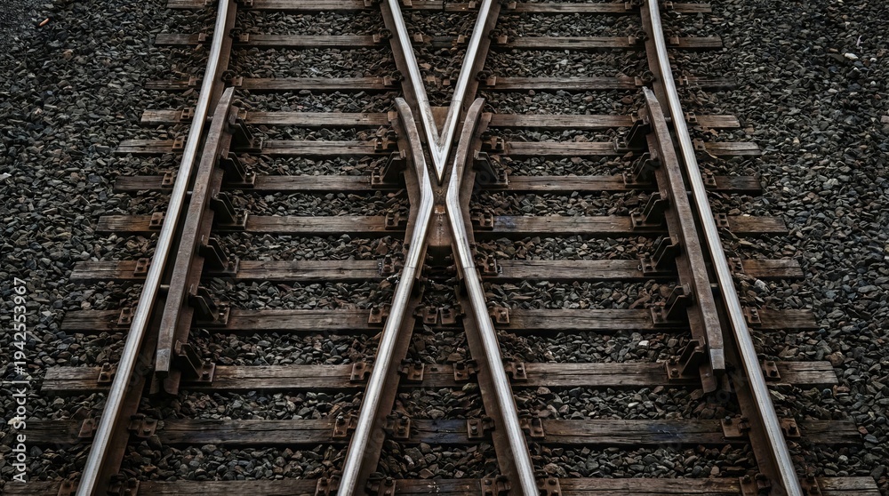 Obraz premium Railway tracks