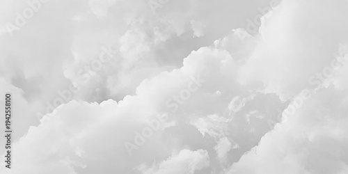 Bright overcast sky background. Clouds flying over horizon, cloudscape.