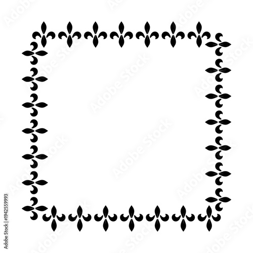 Fleur-de-lis Decorative Frame