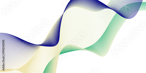 Abstract colorful gradient blend line technology business wavy line sound music flow wave background. minimal paper grid web smooth line. digital vector web soundwave pattern texture.