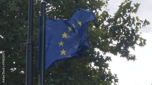 European Union flag. Flag of Europe