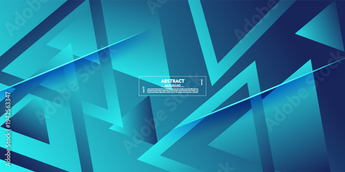 Abstract blue background. Design concept of overlapping triangular textured elements. Cool banner background. Vector eps10