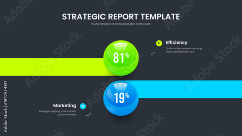 Medical Insight Two Element Diagram Frame Layout. Professional Solution Slide Design Vector Illustration. Colorful Analysis 2 Option Graph Slideshow Template.