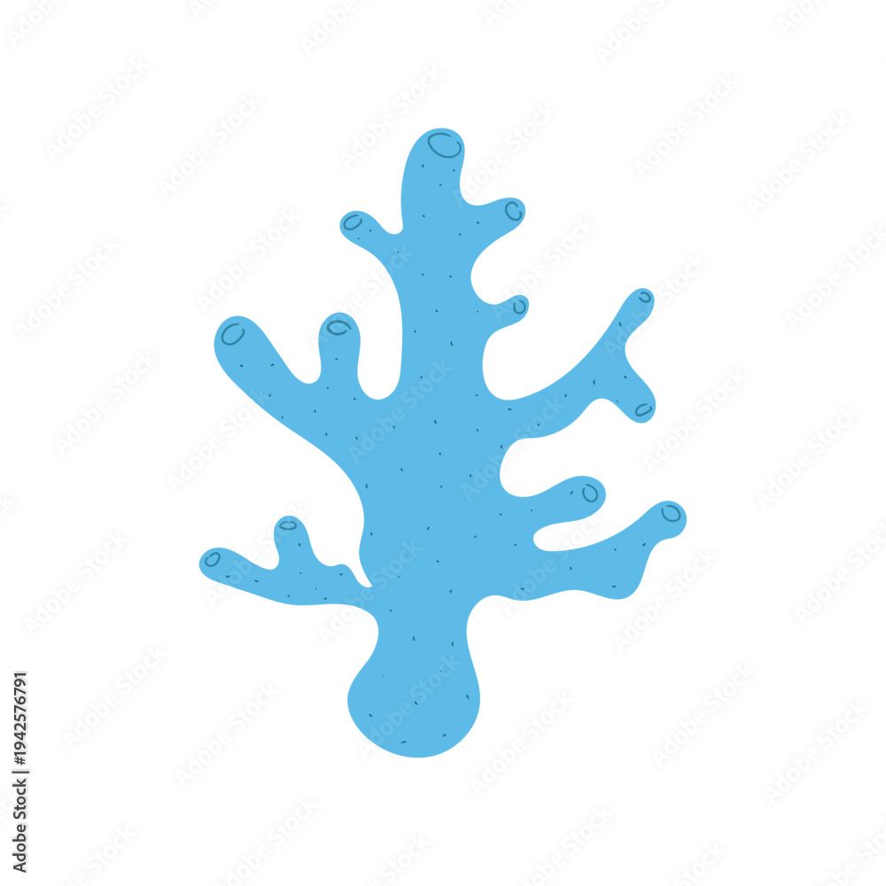 Obraz premium blue coral reef element design