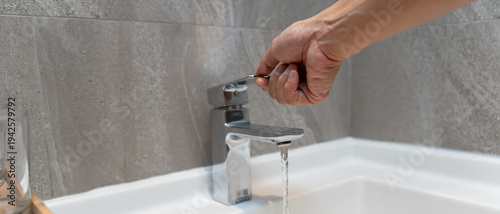 Fotografie Save water