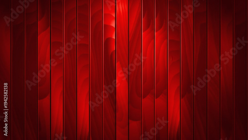 Abstract Red Wooden Slat Background