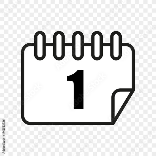 Professional calendar icon. Universal schedule symbol. Professional monthly Vector. Professional transparent background.