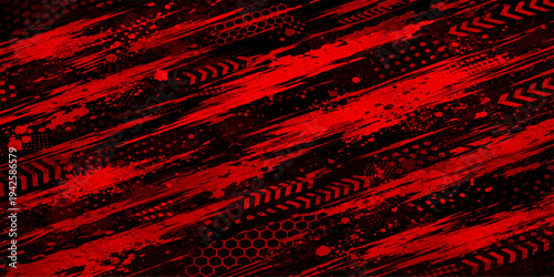 A dark grunge wall texture with a red binary code pattern creates a blood and fire art illustration for a dirty black wallpaper design