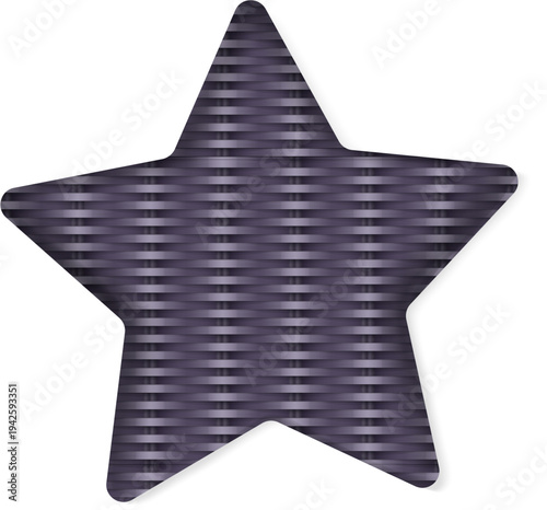 Wicker Pattern Label