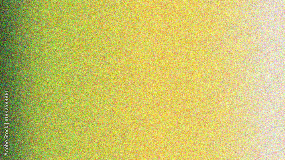 Obraz premium Abstract grain texture background in warm yellow tones with soft blur vignette effect, light reflection, vibrant colors creating a unique design