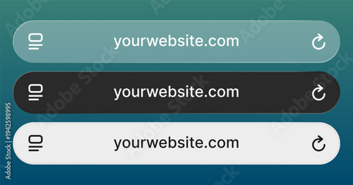 Search button set for element call to action design