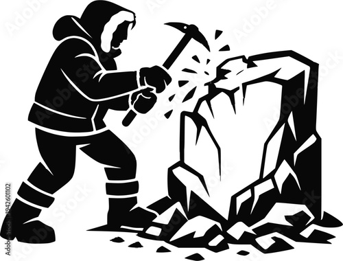 man work hard vector design 