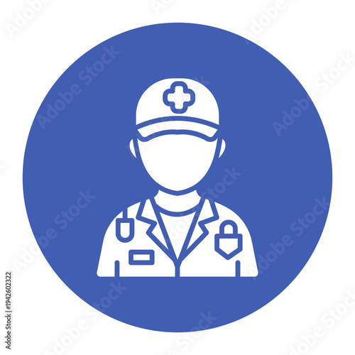 Paramedic Male Icon