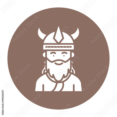Viking Man Icon