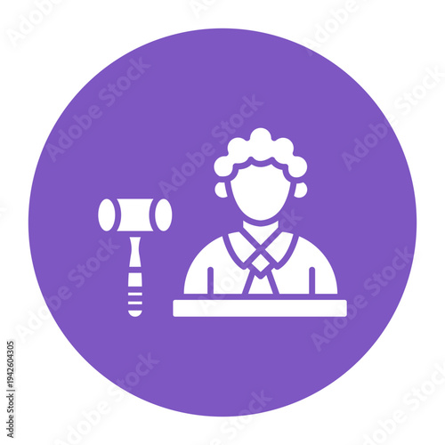 Judge Male Icon