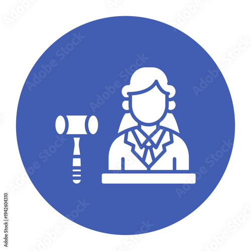Judge Female Icon