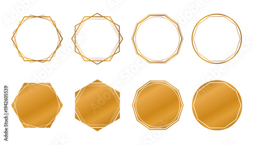 丸型のフレームセット