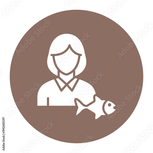 Fisherwoman Icon