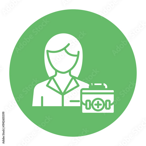 Humanitarian Worker Icon