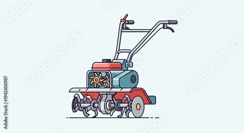 Lawn Aerator Machine Tool.