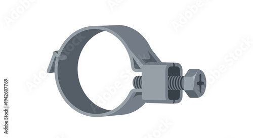Metal Pipe Clamp Fitting.