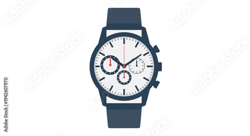 Modern Watch Design Closeup.