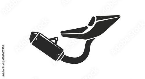 Motorcycle Exhaust Pipe Muffler.