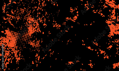 Dirty tire skid marks vector with grunge texture representing motorcycle or car racing on rough roads.