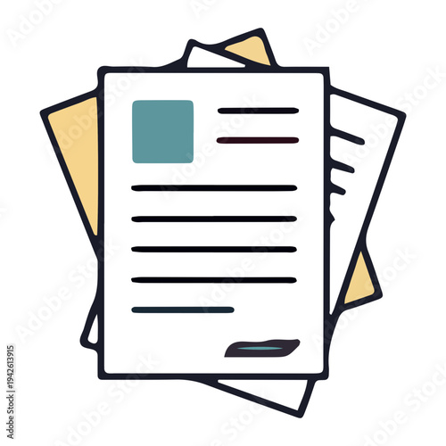 Stack of Documents Icon