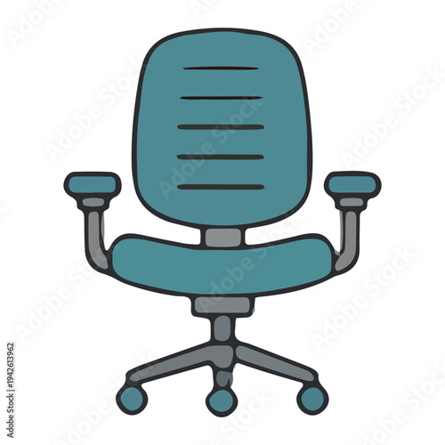 Office Swivel Chair Icon
