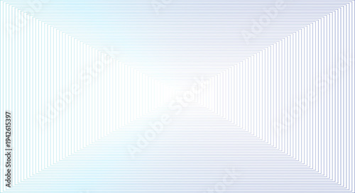 Abstract Light Blue and White Gradient Background with Vertical Lines and Perspective Effect