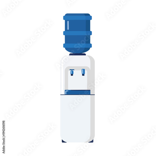 Floor Standing Water Dispenser with Blue Gallon Bottle