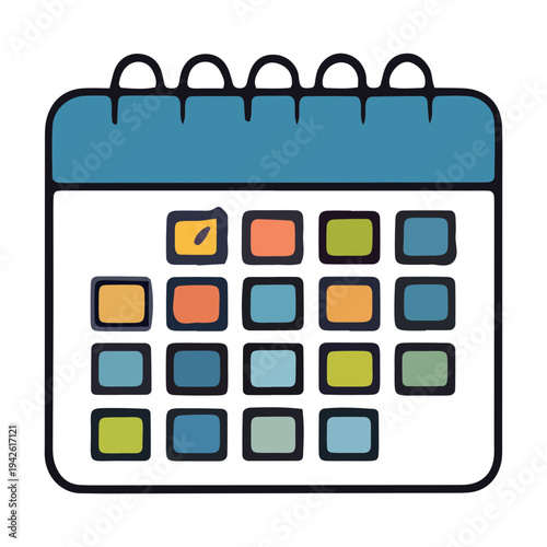 Colorful Calendar Icon