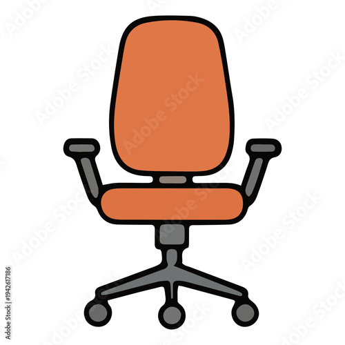 Office Swivel Chair Icon