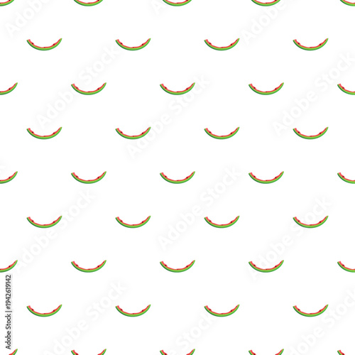 Watermelon rinds creating a seamless repeating pattern