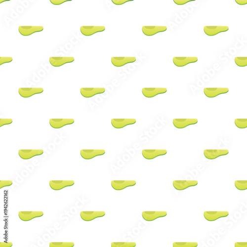 Repeating pattern of green ballet flats on a white background
